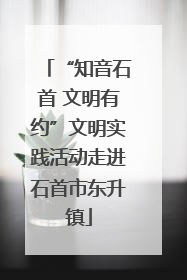 “知音石首 文明有约”文明实践活动走进石首市东升镇