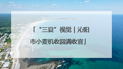 “三夏”视觉｜沁阳市小麦机收圆满收官