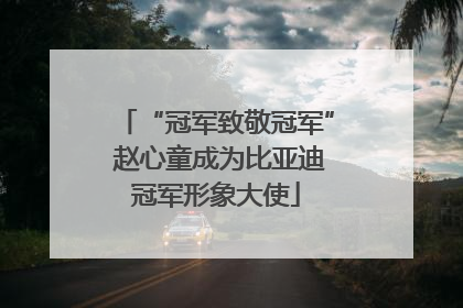 “冠军致敬冠军” 赵心童成为比亚迪冠军形象大使