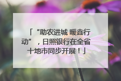 “助农进城 暖鑫行动”，日照银行在全省十地市同步开展！