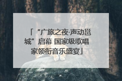 “广旅之夜·声动邕城”启幕 国家级歌唱家领衔音乐盛宴