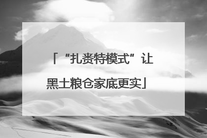 “扎赉特模式”让黑土粮仓家底更实