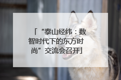 “泰山经纬：数智时代下的东方时尚”交流会召开