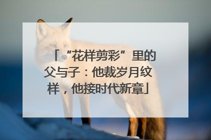 “花样剪彩”里的父与子：他裁岁月纹样，他接时代新章