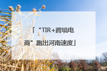 “TIR+跨境电商”跑出河南速度