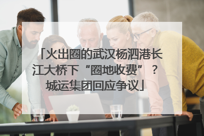 火出圈的武汉杨泗港长江大桥下“圈地收费”？城运集团回应争议