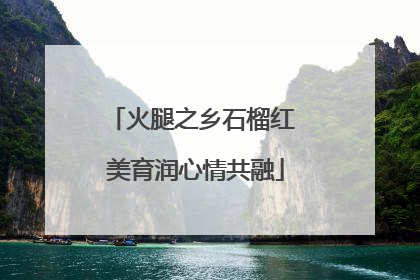 火腿之乡石榴红 美育润心情共融