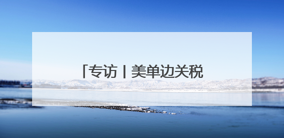专访丨美单边关税不停止 难有真正的贸易公平——访波黑经济学家伊戈尔