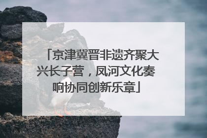 京津冀晋非遗齐聚大兴长子营，凤河文化奏响协同创新乐章
