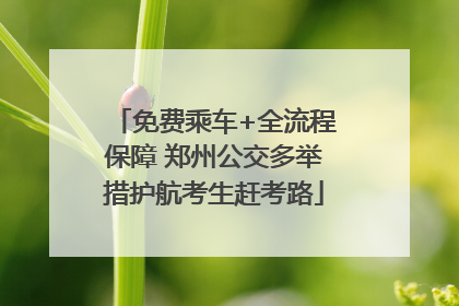 免费乘车+全流程保障 郑州公交多举措护航考生赶考路