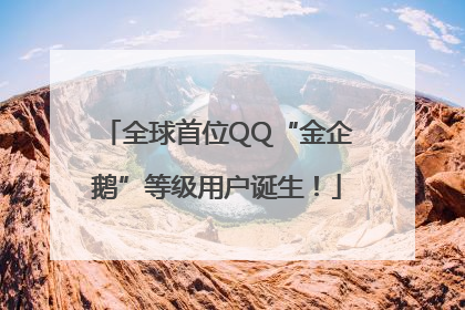 全球首位QQ“金企鹅”等级用户诞生！