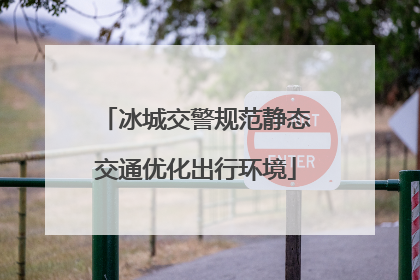 冰城交警规范静态交通优化出行环境