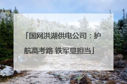 国网洪湖供电公司：护航高考路 铁军显担当