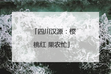四川汉源：樱桃红 果农忙