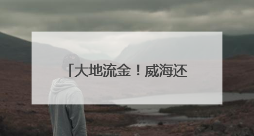 大地流金！威海还有片金色海洋！