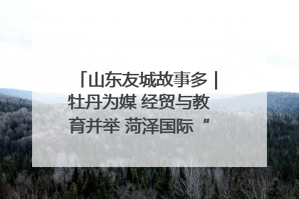 山东友城故事多｜牡丹为媒 经贸与教育并举 菏泽国际“朋友圈”扩容升级