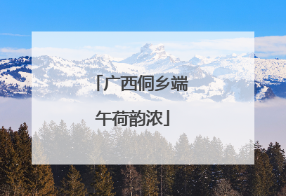 广西侗乡端午荷韵浓