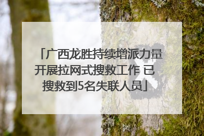 广西龙胜持续增派力量开展拉网式搜救工作 已搜救到5名失联人员