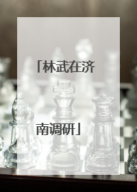 林武在济南调研