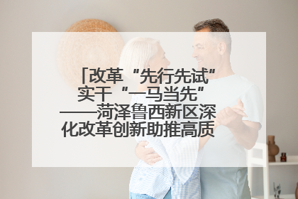 改革“先行先试” 实干“一马当先”——菏泽鲁西新区深化改革创新助推高质量发展纪实