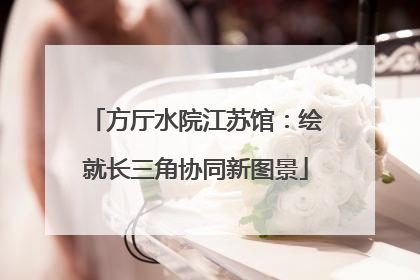 方厅水院江苏馆：绘就长三角协同新图景
