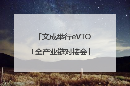 文成举行eVTOL全产业链对接会