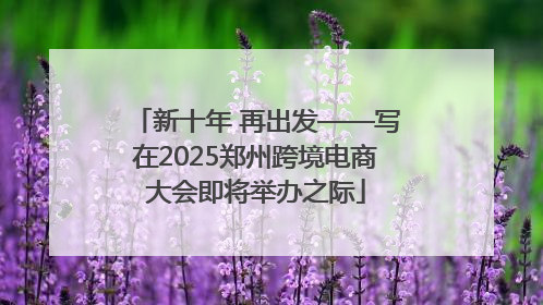 新十年 再出发——写在2025郑州跨境电商大会即将举办之际