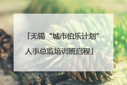 无锡“城市伯乐计划”人事总监培训班启程