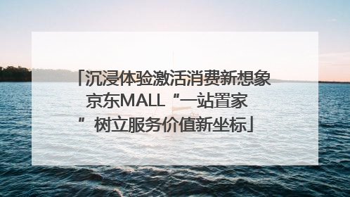 沉浸体验激活消费新想象 京东MALL“一站置家”树立服务价值新坐标