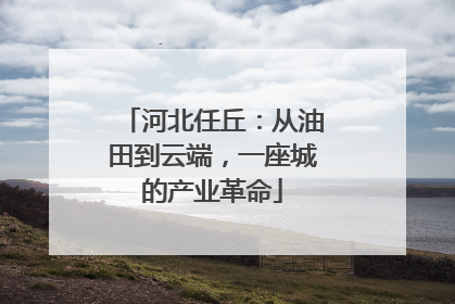 河北任丘：从油田到云端，一座城的产业革命