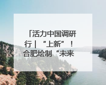 活力中国调研行｜“上新”！合肥绘制“未来产业图谱”