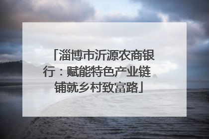 淄博市沂源农商银行：赋能特色产业链 铺就乡村致富路