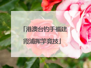 港澳台钓手福建霞浦挥竿竞技