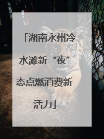 湖南永州冷水滩新“夜”态点燃消费新活力