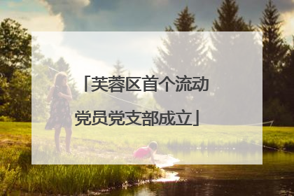 芙蓉区首个流动党员党支部成立