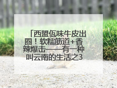 西盟佤味牛皮出圈！软糯筋道+香辣爆击——有一种叫云南的生活之365天