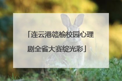 连云港赣榆校园心理剧全省大赛绽光彩