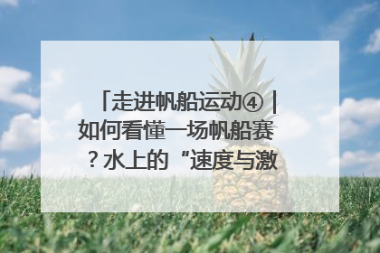 走进帆船运动④｜如何看懂一场帆船赛？水上的“速度与激情”同样精彩
