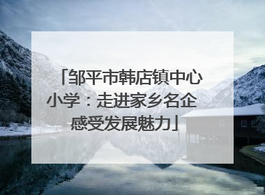 邹平市韩店镇中心小学：走进家乡名企 感受发展魅力