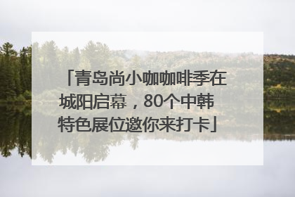 青岛尚小咖咖啡季在城阳启幕，80个中韩特色展位邀你来打卡
