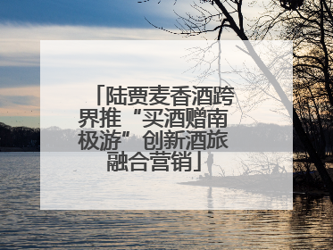 陆贾麦香酒跨界推“买酒赠南极游”创新酒旅融合营销