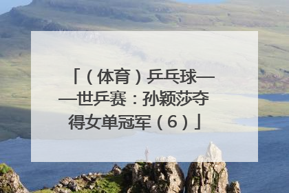 （体育）乒乓球——世乒赛：孙颖莎夺得女单冠军（6）