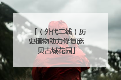 （外代二线）历史植物助力修复庞贝古城花园