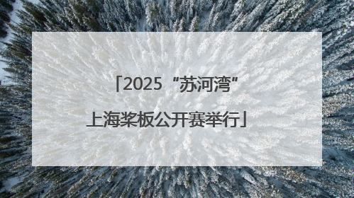 2025“苏河湾”上海桨板公开赛举行