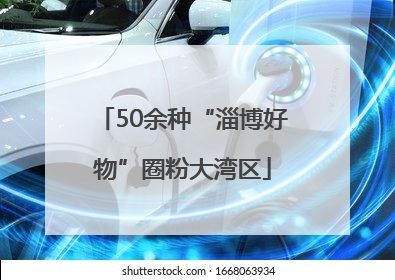 50余种“淄博好物”圈粉大湾区