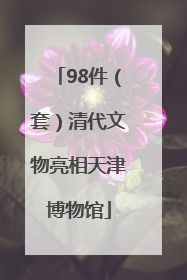 98件（套）清代文物亮相天津博物馆