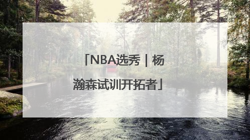 NBA选秀｜杨瀚森试训开拓者